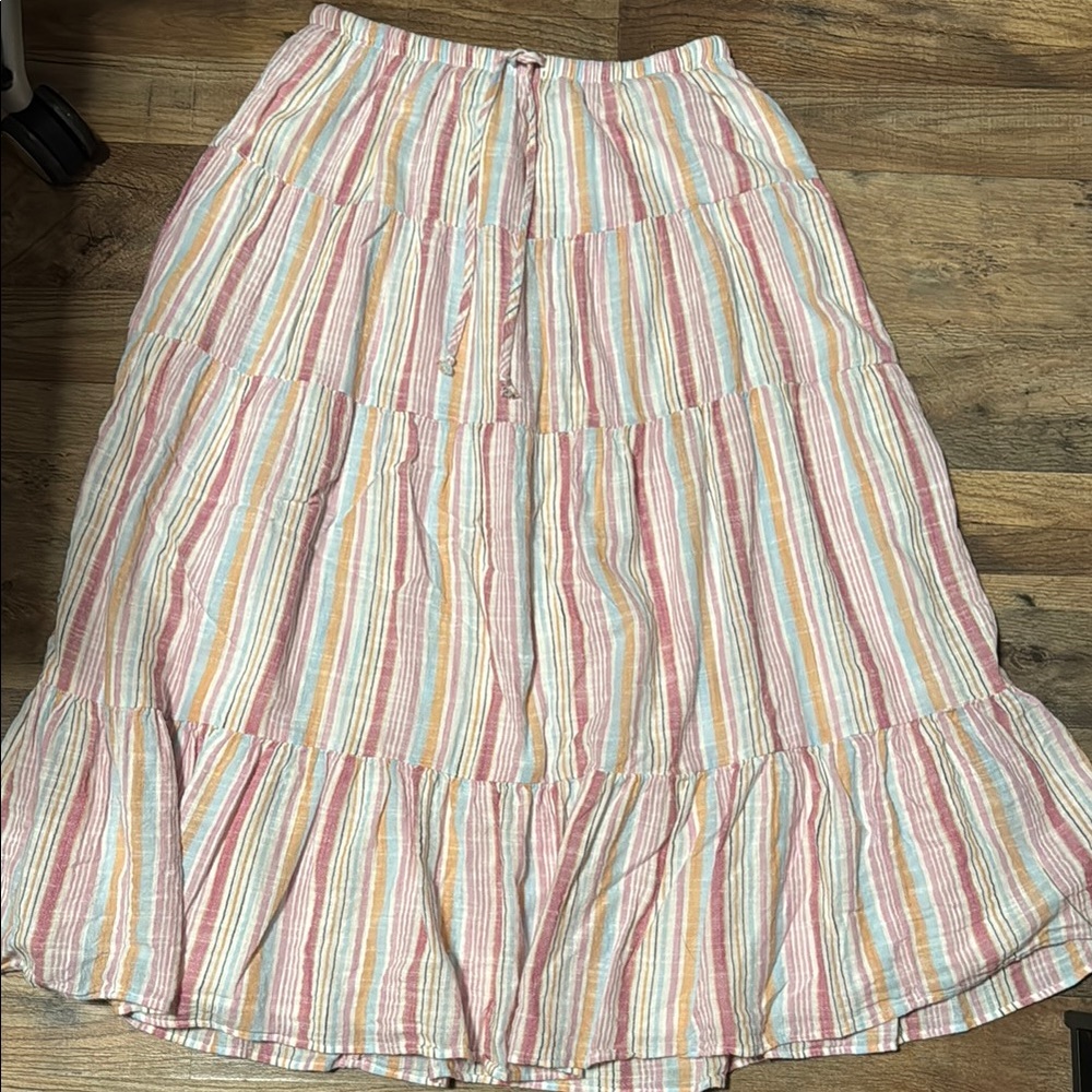 American Eagle Outfitters Striped Maxi Skirt - Multicolor
